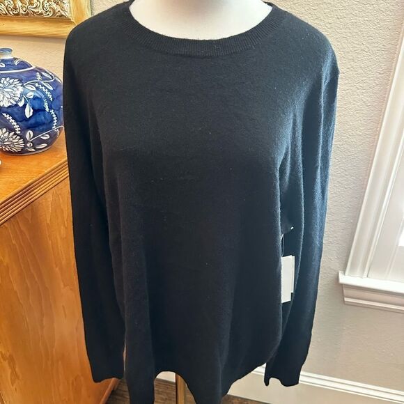 NWT Nordstrom Cashmere crewneck sweater-AA12 - Picture 1 of 5